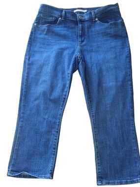 Levi's Blue Denim Classic Capri Jeans Size 12
